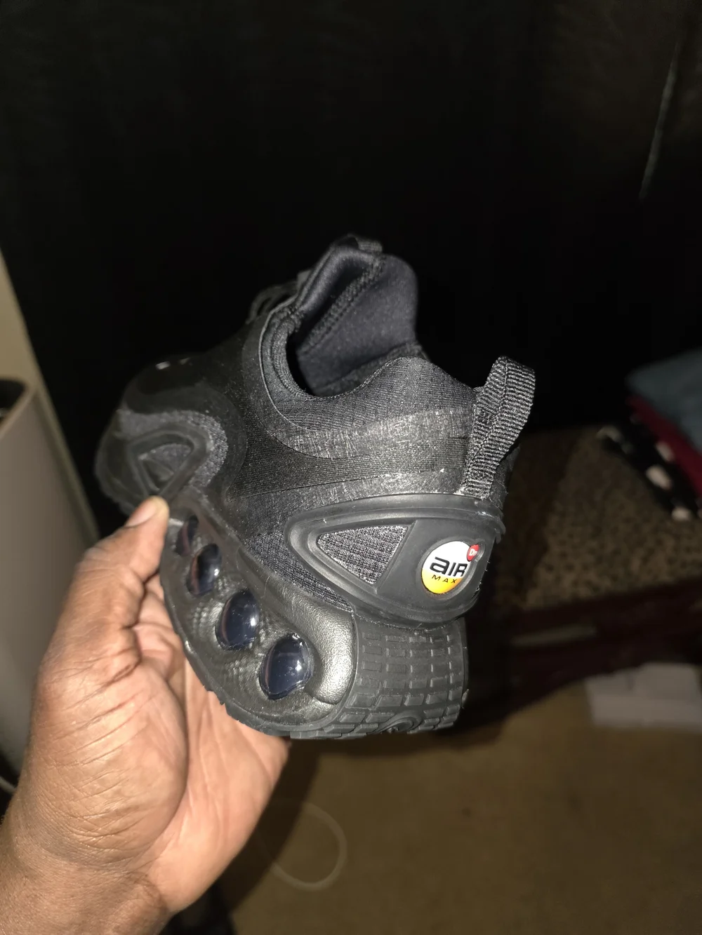 Nike Air Max Kids' Black Athletic Shoe